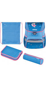 Set School Backpack Moon Lady - Herlitz