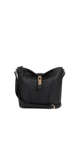 Shoulder Bag Black - HEXAGONA