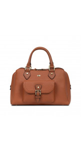 Top Handle Cognac - HEXAGONA