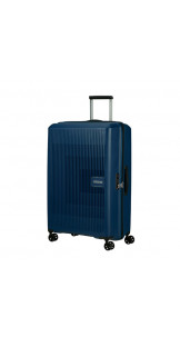 Spinner 77cm Expandable Navy Blue - AMERICAN TOURISTER
