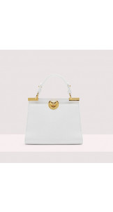 Binxie Small Top Handle White - COCCINELLE