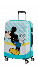 Spinner 67cm Mickey Blue Kiss - AMERICAN TOURISTER