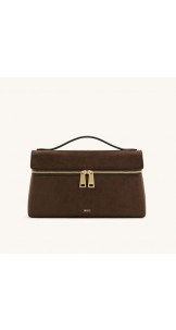 Thea Mini Suede Bag Mocha Brown - JW PEI