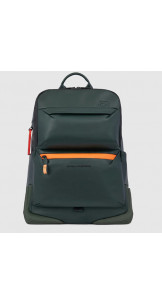 Backpack 14" Green - PIQUADRO