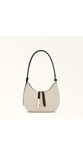 Goccia Shoulder Bag Natural/Nero - FURLA