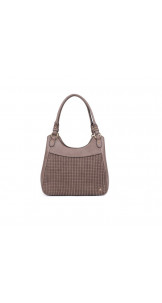 Top Handle Dark Beige - HEXAGONA