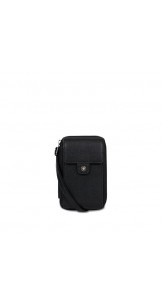 Mini Phone Bag Black - HEXAGONA
