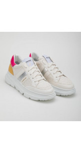 Sneaker White/Fuxia - STOKTON