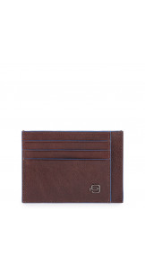 Card Holder Dark Brown - PIQUADRO