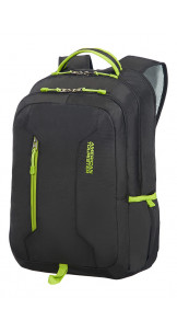 Laptop Backpack 39.6cm/15.6″ Black/Lime Green - AMERICAN TOURISTER