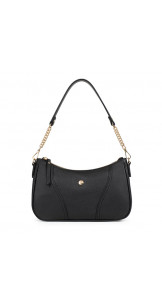 Shoulder Bag Black - HEXAGONA