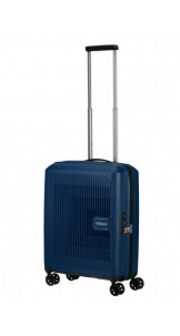 Spinner 55cm Expandable Navy Blue - AMERICAN TOURISTER