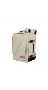 Backpack S/M 15,6" Coconut Sand/Galactic Mauve - AMERICAN TOURISTER