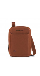 Crossbody Bag Tobacco - PIQUADRO