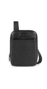 Organised Cross-body Bag Black - PIQUADRO