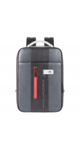 Backpack 14" Black / Grey - PIQUADRO