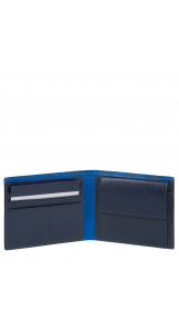 Wallet Blue - PIQUADRO 