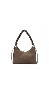 Top Handle Boheme Suede Fango - COCCINELLE