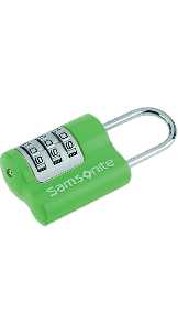 Triple 3 Combination Lock Green - SAMSONITE 