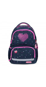 School Backpack Simple Heart - BELMIL