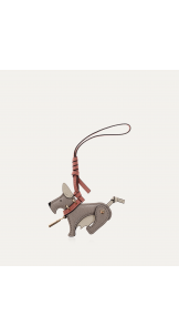 Keyring Dog Toni Cachemire Gray - FURLA