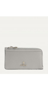 Camelia Card Holder M Stone Gray - FURLA