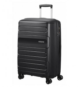 Spinner 68cm Expandable Black - AMERICAN TOURISTER