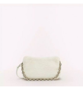 Crossbody Moon S White Cotton - FURLA