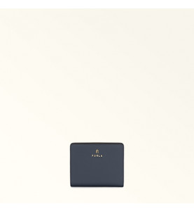Camelia S Compact Wallet Denim - FURLA