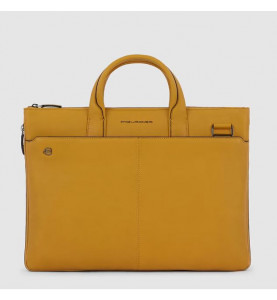 Briefcase 15.6" Yellow - PIQUADRO