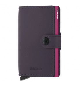 Miniwallet Matte Dark Purple/Fuchsia - Secrid