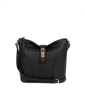 Shoulder Bag Black - HEXAGONA
