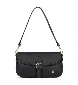 Shoulder Bag Black - HEXAGONA
