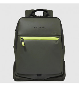 Backpack 14" Green - PIQUADRO