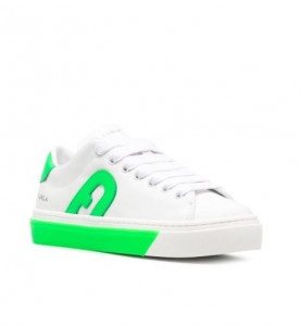 Sneaker Joy Talco/Verde - FURLA