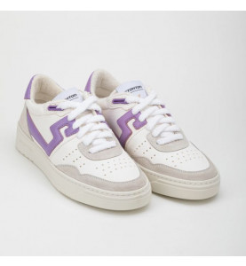 Sneaker White/Purple - STOKTON