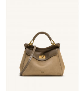 Lucia Top Handle Taupe - JW PEI