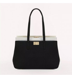 1927 Tote Bag L Nero/Marshmallow - FURLA