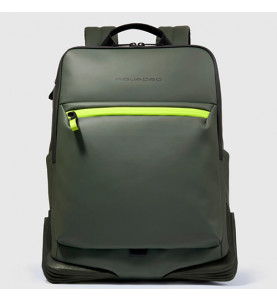 Backpack 14" Green - PIQUADRO
