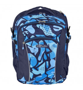 School Backpack CamoBlue - Herlitz