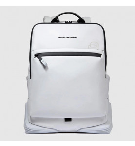 Backpack 14" White - PIQUADRO