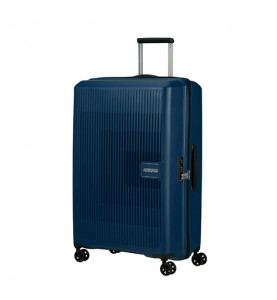 Spinner 77cm Expandable Navy Blue - AMERICAN TOURISTER