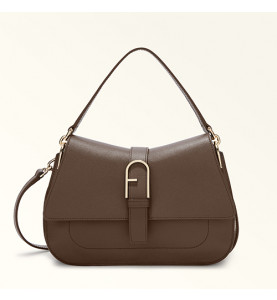 Top Handle M Flow Espresso - FURLA