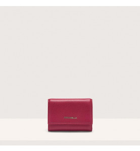 Wallet Metallic Soft Sangria - COCCINELLE