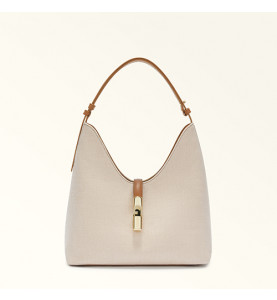 Goccia Shoulder Bag M Natural/Brandy - FURLA