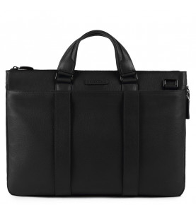 Briefcase 15.6" Black - PIQUADRO