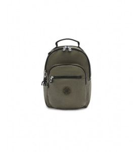 Backpack Seoul S Moss Green - KIPLING