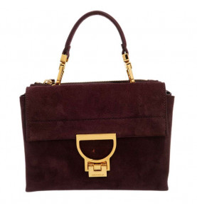 Crossbody Bag Arlettis Suede Cola - COCCINELLE