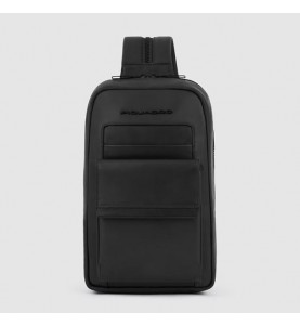 One Shoulder Backpack Nero - PIQUADRO
