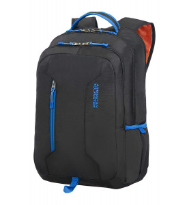Laptop Backpack 39.6cm/15.6″ Black/Blue - AMERICAN TOURISTER